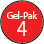 Gelpak Label X4
