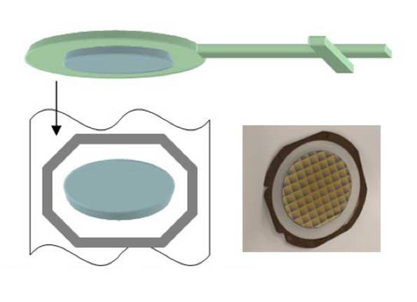 Device wafer transferred from Gel-Pak® (carrier) to film frame | Gel-Pak® | Thermal Slide Debonding