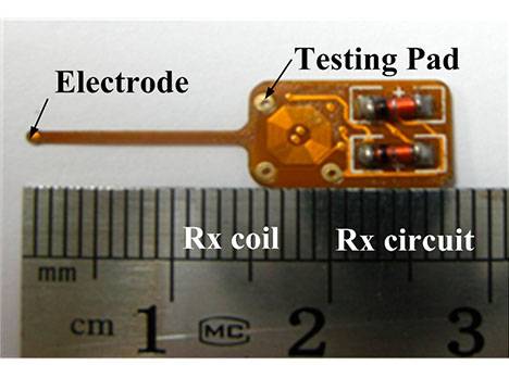 Electrode + Testing Pad + Rx Coil + Rx Circuit | Wireless Microcoil Array | Gel-Pak®