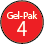 Gelpak Label X4