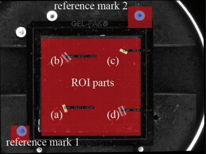 Fig. 11 | Gel-Pak® | Camera-guided Feeding of Optics in Robotbased Laser Assembly